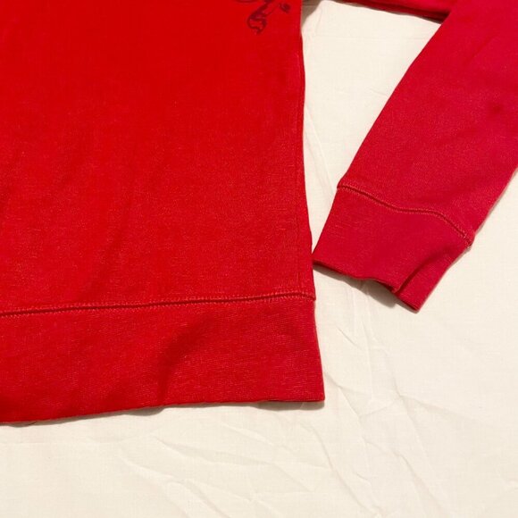 Exco Y2K Boys Size Medium Zip Up Hoodie Sweater Red - Picture 14 of 16